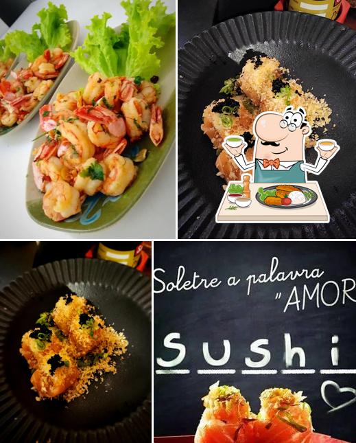 Platos en Oishii Temakeria