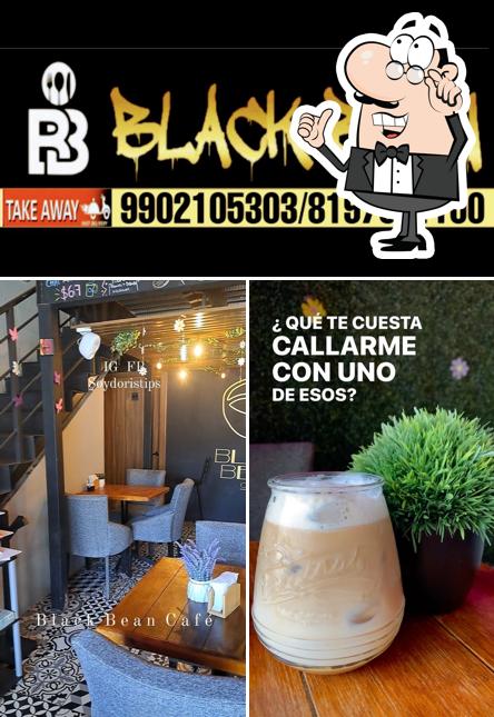 The interior of BLACK BEAN/AL BAIK RESTAURANT