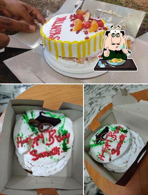 Meals at 7th Heaven cake -A slice of Happiness