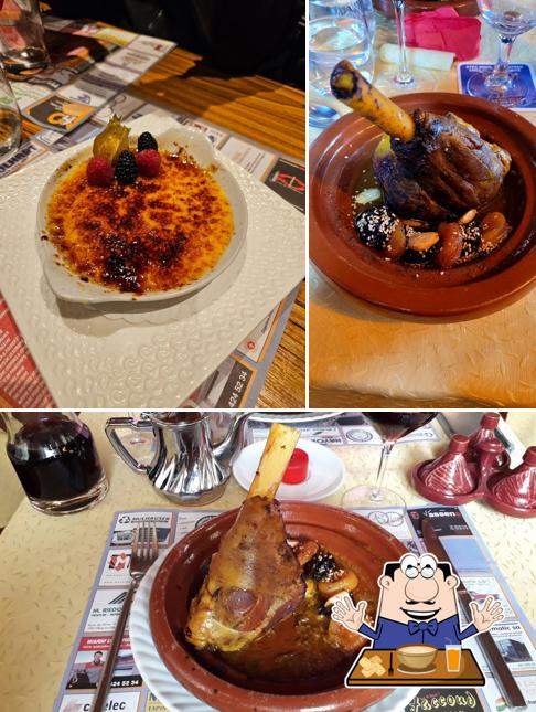 Creme brulee al Café Restaurant des 3 Rois