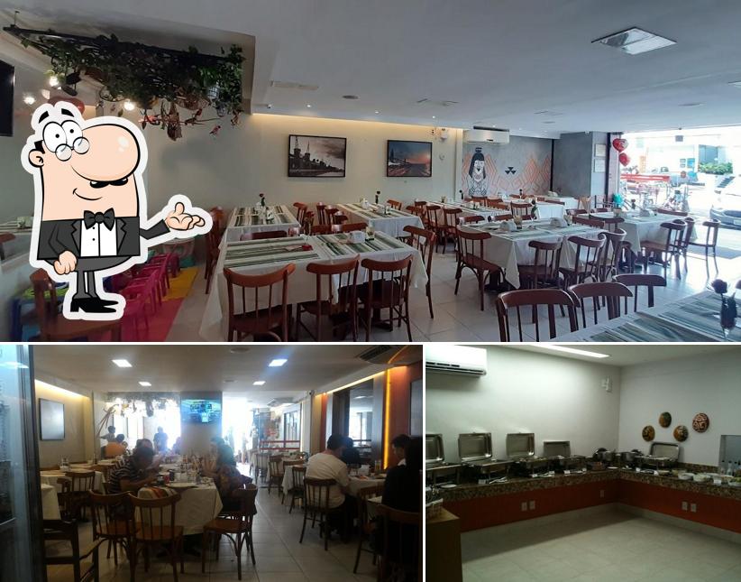 O interior do Empório Amazônico Restaurante