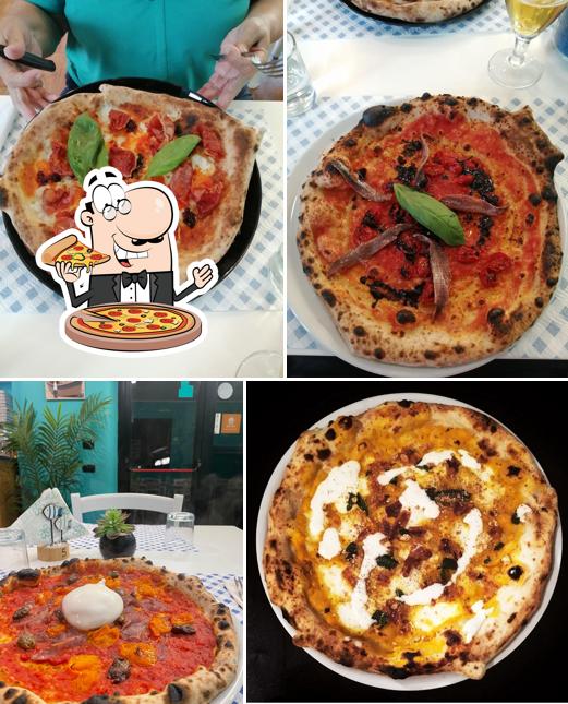 Ordina tra le molte varianti di pizza
