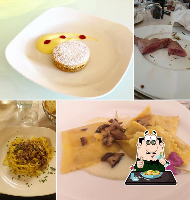 Cibo al Ristorante Calice Rosso