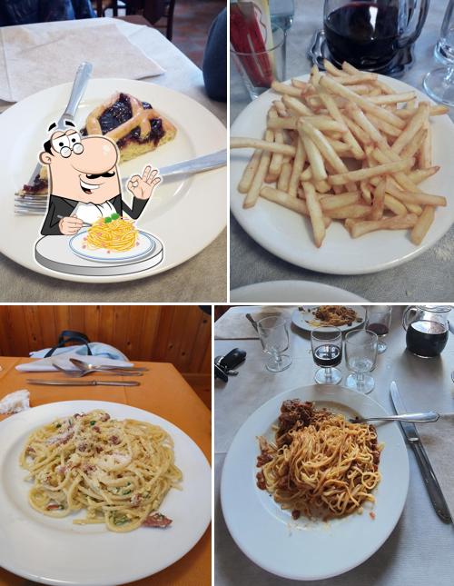 Spaghetti alla carbonara al Trattoria Porverò