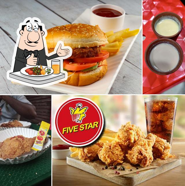 Food at Five Star Chicken