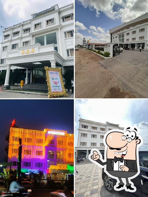 Check out how Hotel Vaishnavi Grand Restaurant Siruguppa looks outside