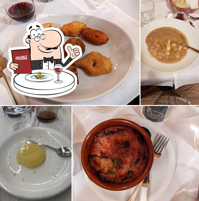 Platti al Trattoria Il Girasole