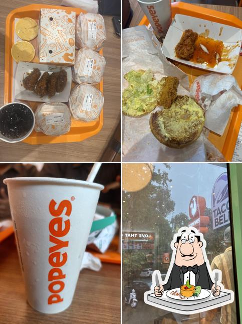 Food at Popeyes - Famous Louisiana Chicken