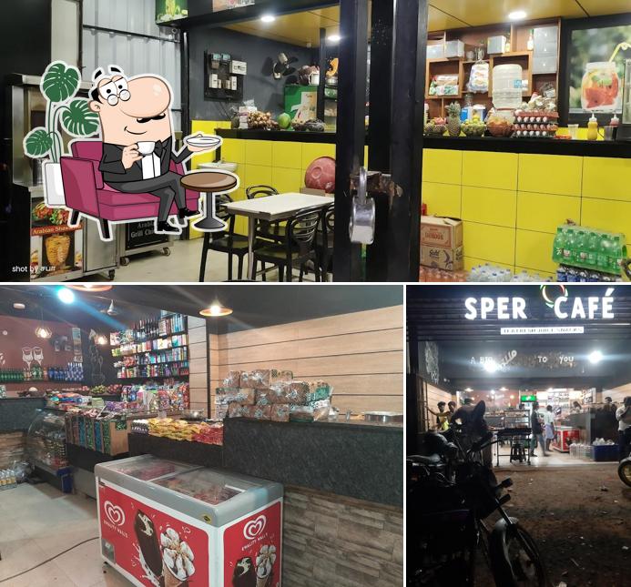 The picture of interior and exterior at SPERO CAFE