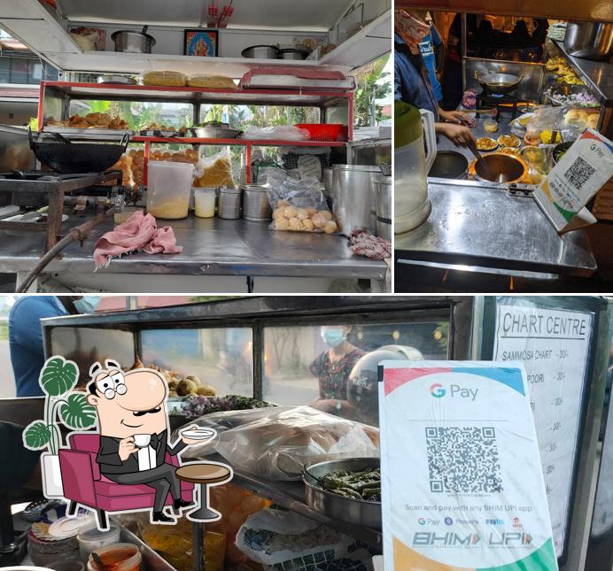 Check out how Yadav Chaat Centre looks inside