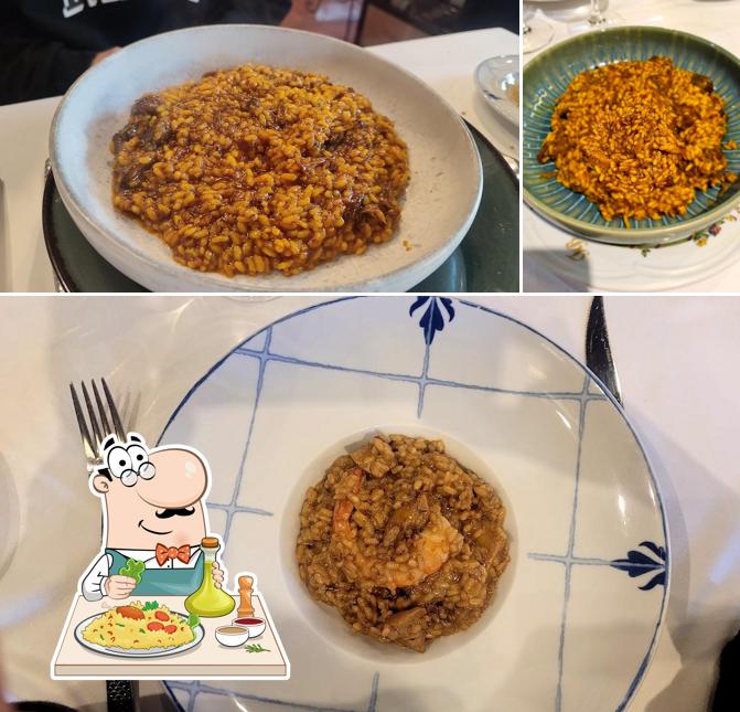 Risotto en Restaurante La Sidrería
