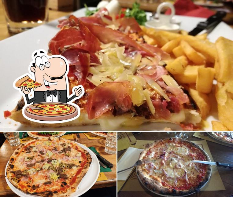 Prenditi tra le molte varianti di pizza