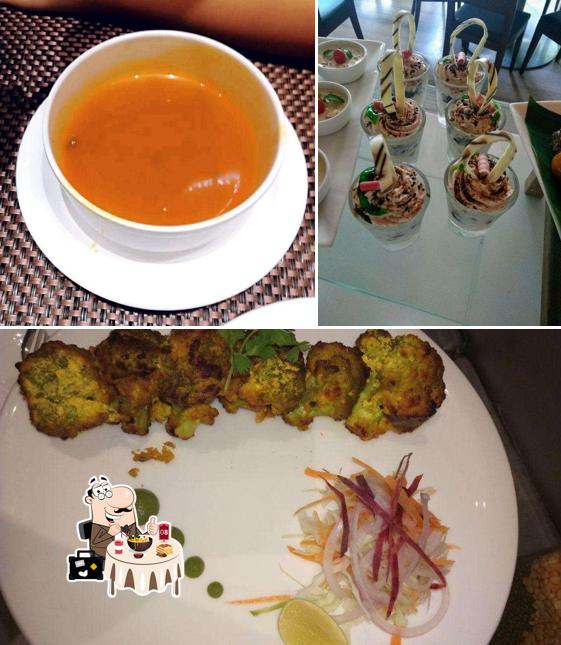 This is the picture depicting food and interior at Mahek Restaurant