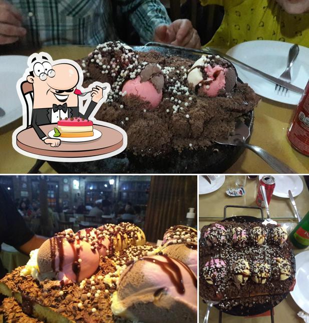 Cassino Pizzaria serve uma gama de pratos doces