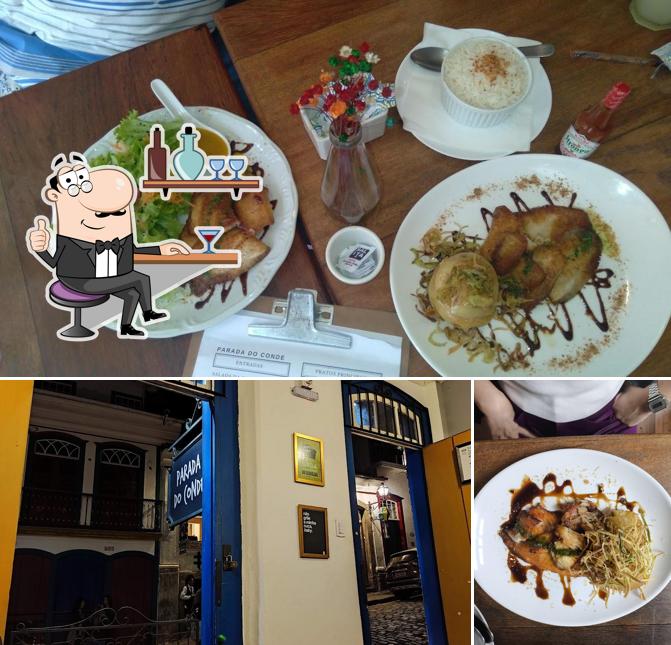 O interior do Parada do conde