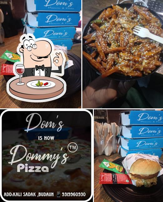 Food at Dom's 2.0 pizzeria and pasta