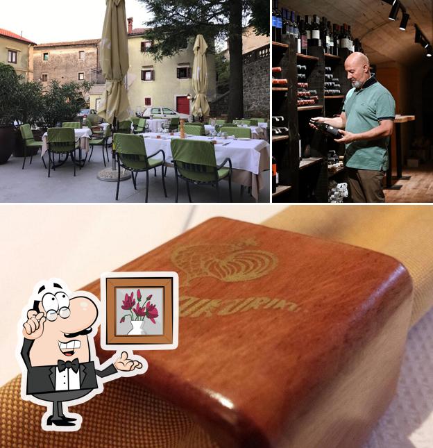 Gli interni di Kukuriku restaurant