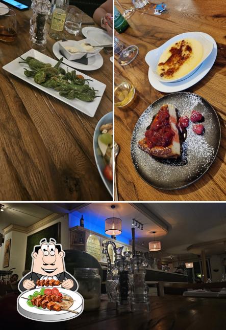 La foto di cibo e bevanda da Barcelona Restaurant