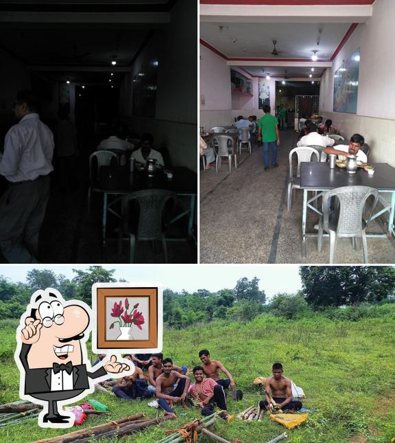 Check out the photo showing interior and exterior at Hotel Heena