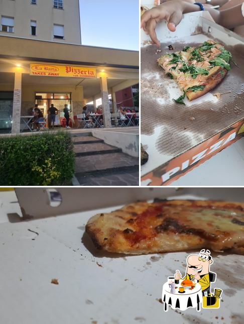 La immagine della cibo e esterno di Pizzeria La Baita take away