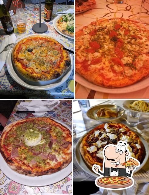 Prenditi una pizza a Art Déco café ristorante pizzeria