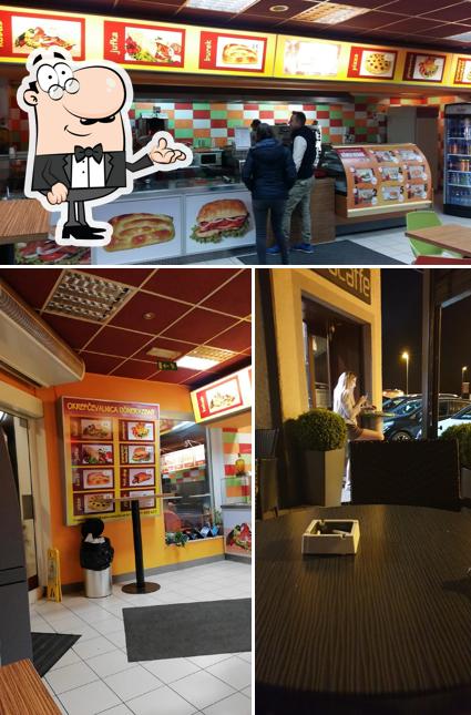 Gli interni di Okrepčevalnica Doner Kebab, Jusuf Kerimi s.p