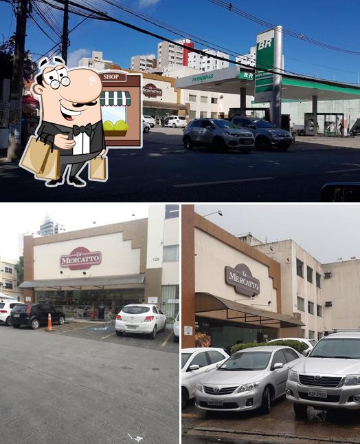 O exterior do Di MERCATTO