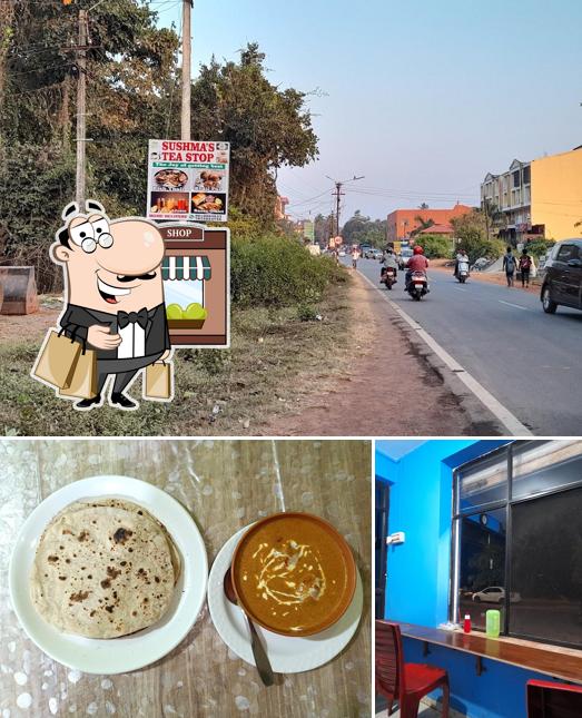 Sushma's Family Restaurant (GOAN) is distinguished by exterior and food