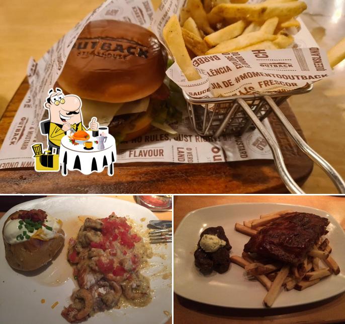 Comida em Outback Steakhouse