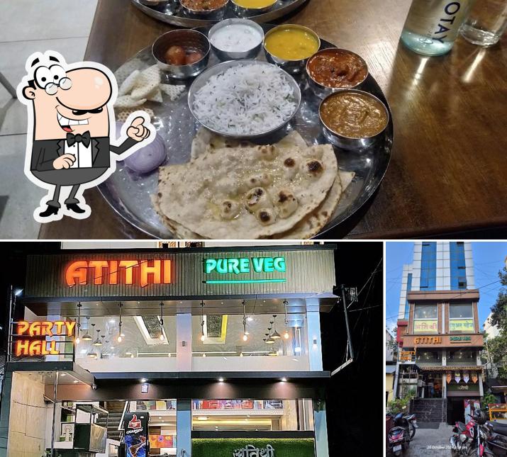 The exterior of Atithi Pure Veg