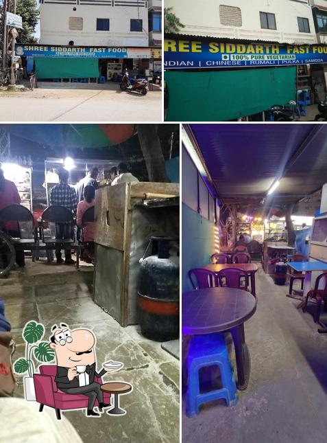 The interior of Shree Siddarth Veg