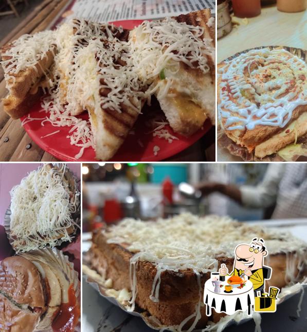 Food at Shree sandwich and burger