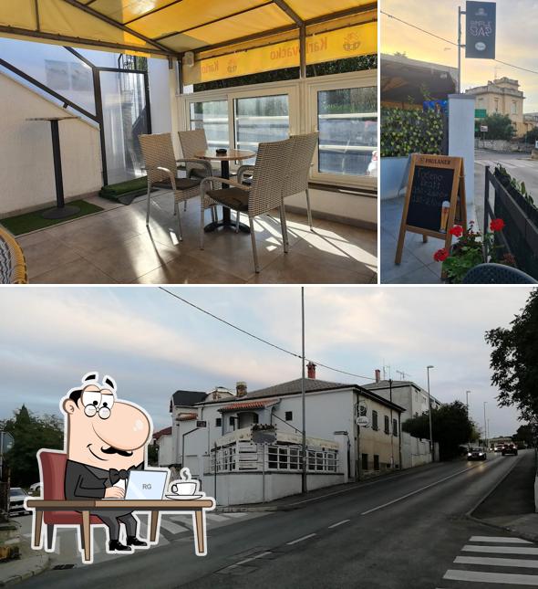 Gli interni di Simple bar