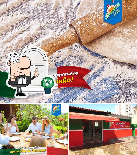 O exterior do Spaghetti e Cia