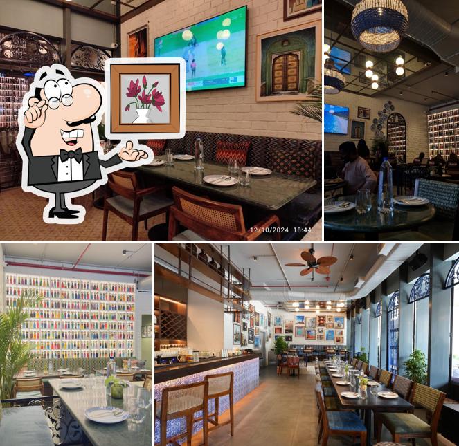 The interior of Bombay Brasserie- Manyata Tech Park The interior of Bombay Brasserie- Manyata Tech Park