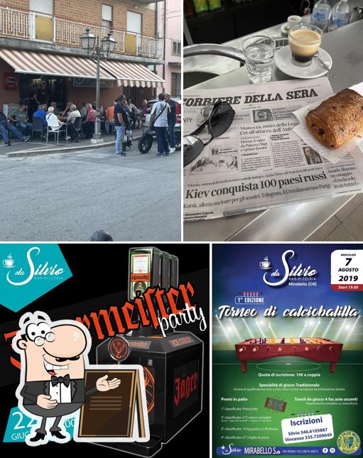Gli esterni di Bar - Pizzeria da Silvio