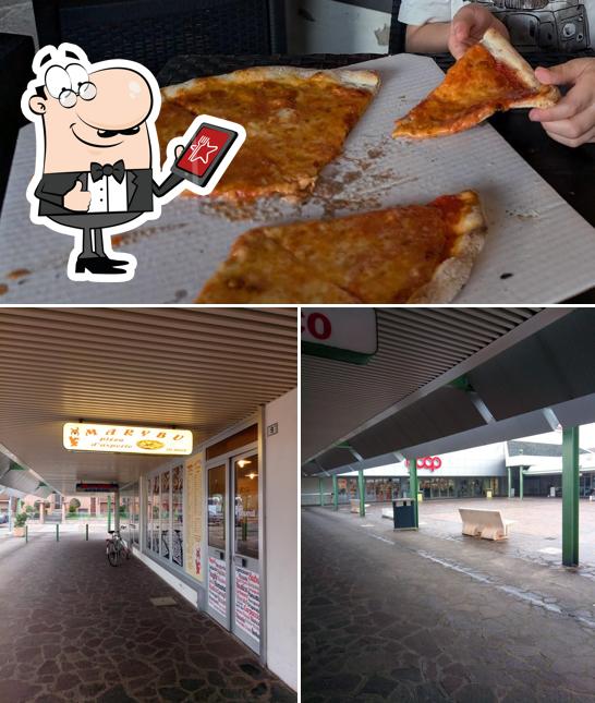 Tra le diverse cose da Pizzeria Marybù si possono trovare la esterno e pizza