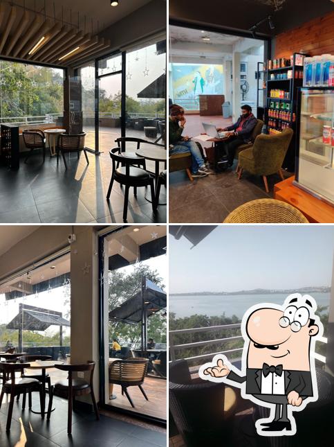 The interior of Cafe Coffee Day