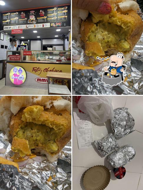 Food at MMV Mumbaiya Misal & Vadapav Iscon