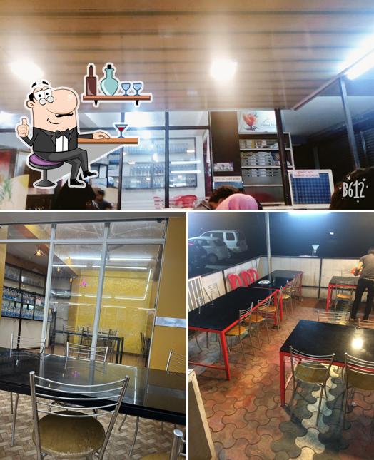 The interior of Dosa Hut