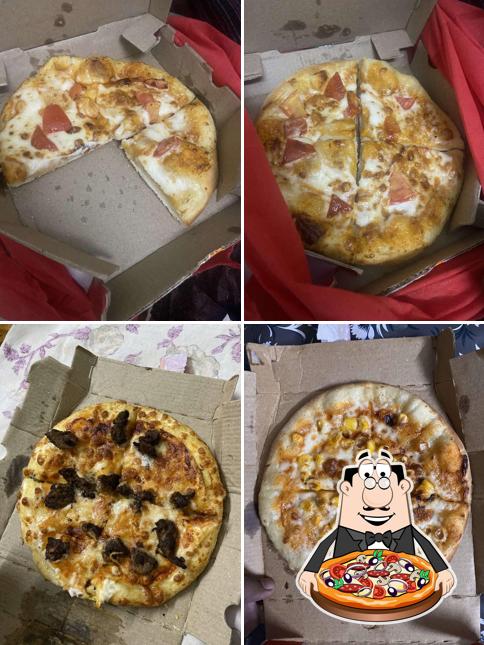 Pick pizza at New Pizza King