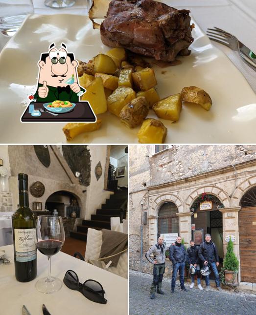 Platti al Ristorante locanda Bonifacio VIII