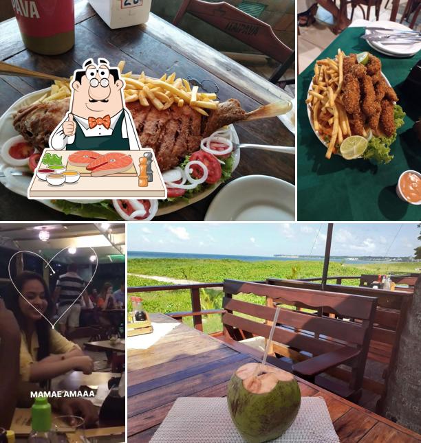 Peixe e fritas em Terraço Cabo Branco aberto