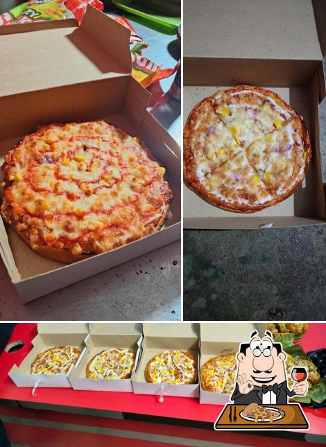 Order various types of pizza