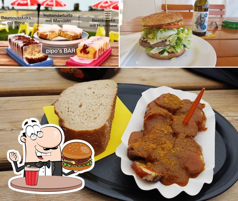 Prova uno dei tipi di hamburger proposti a pipo’s BAR GmbH