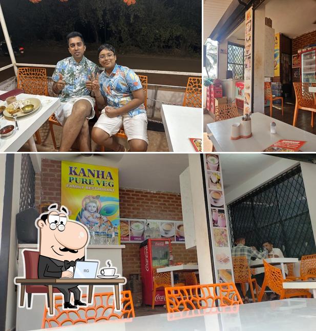 Check out how KANHA PURE VEG RESTAURANT looks inside