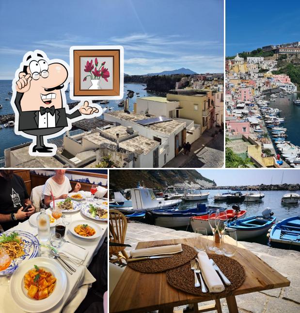 Gli interni di Marina Corricella