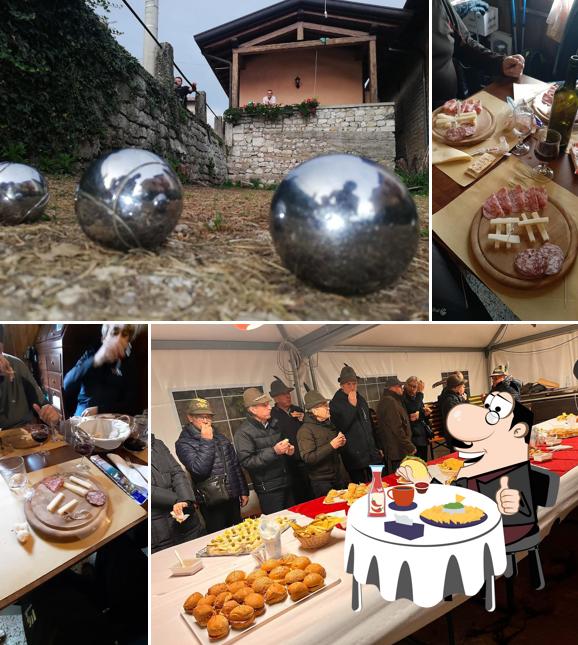 Piatto di formaggi al Osteria Nuvolone