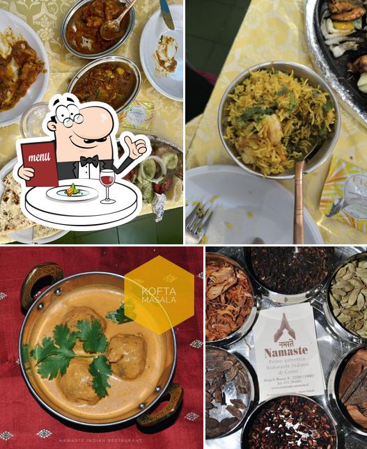 Platti al Namaste Ristorante Indiano