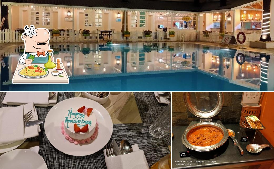 Among various things one can find food and exterior at Barbeque Bay - A Club Mahindra Restaurant, Emerald Palms, Goa